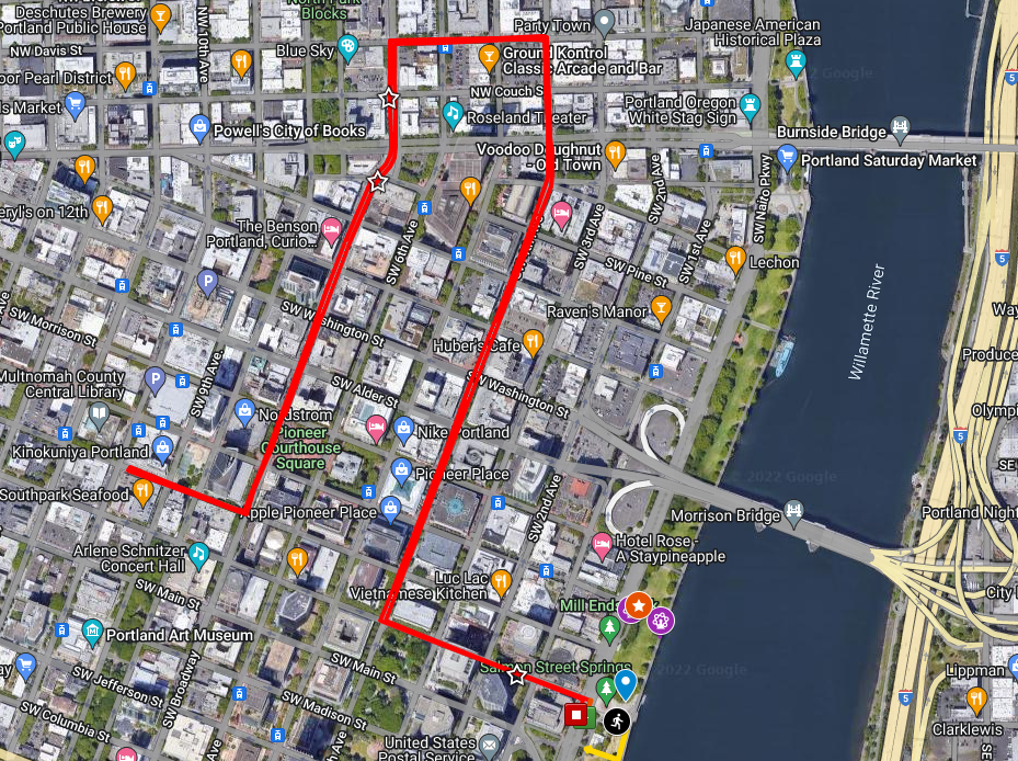 Course Map Starlight Run