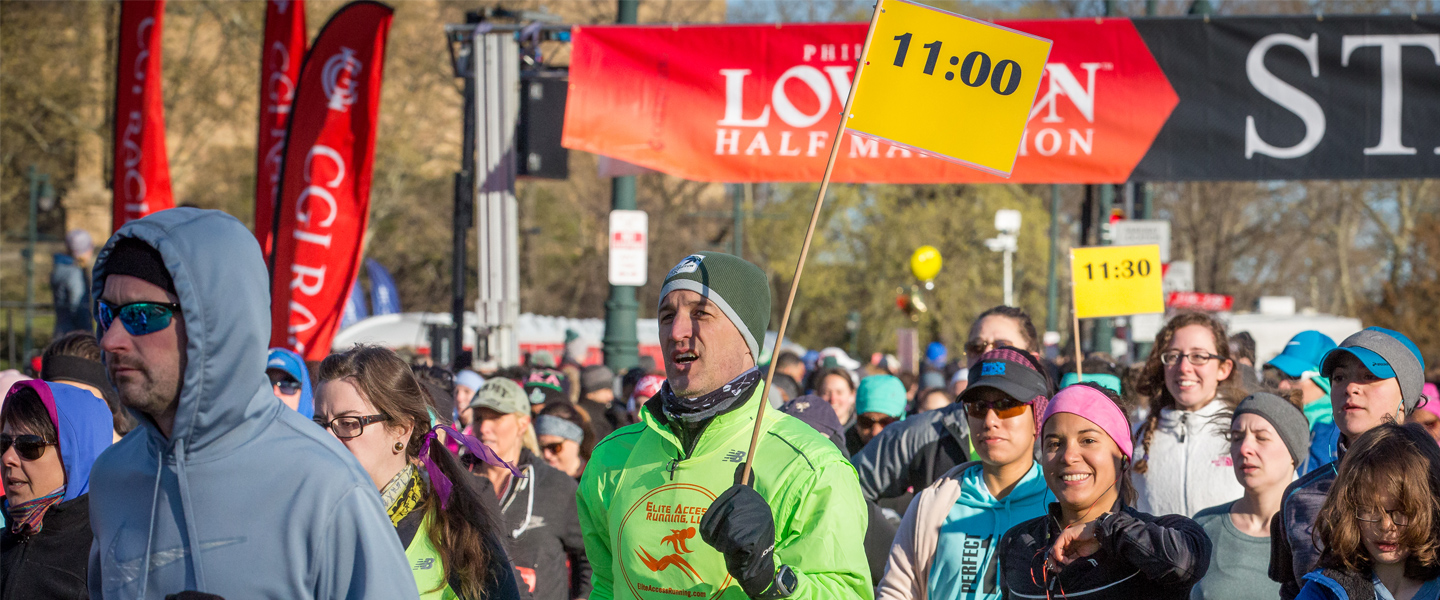 Let’s Meet Your Love Run Pacers Love Run Philadelphia Half Marathon